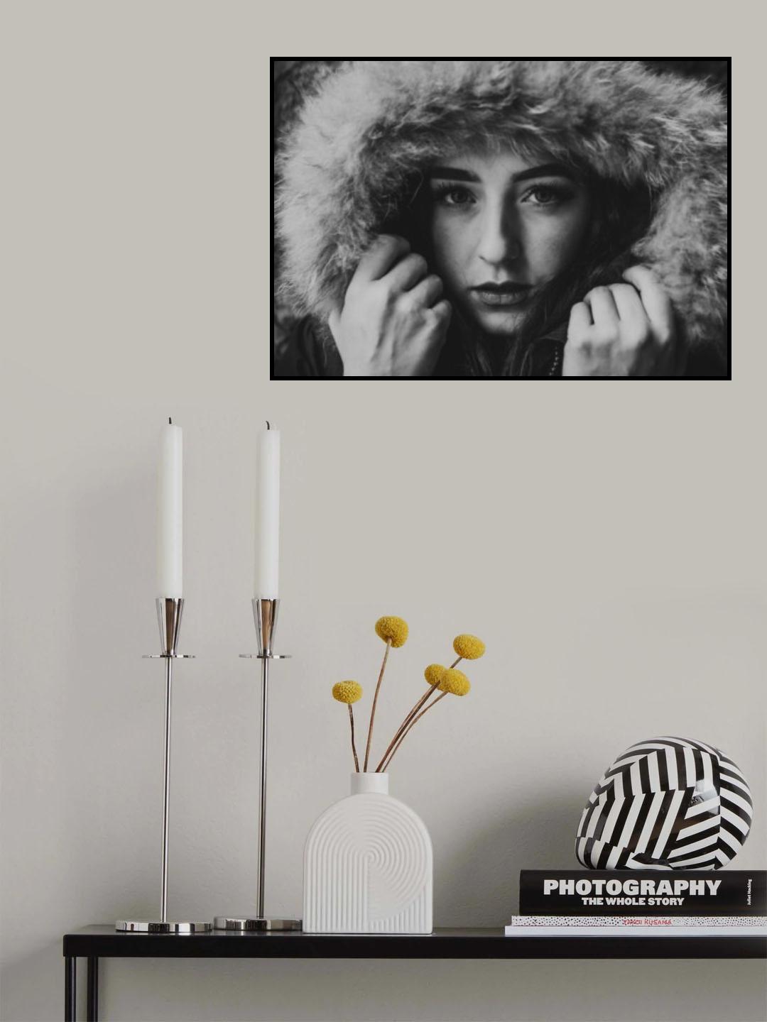 Cold eyes Poster och Canvastavla