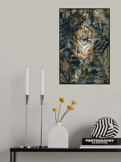 Jungle Tiger Poster och Canvastavla