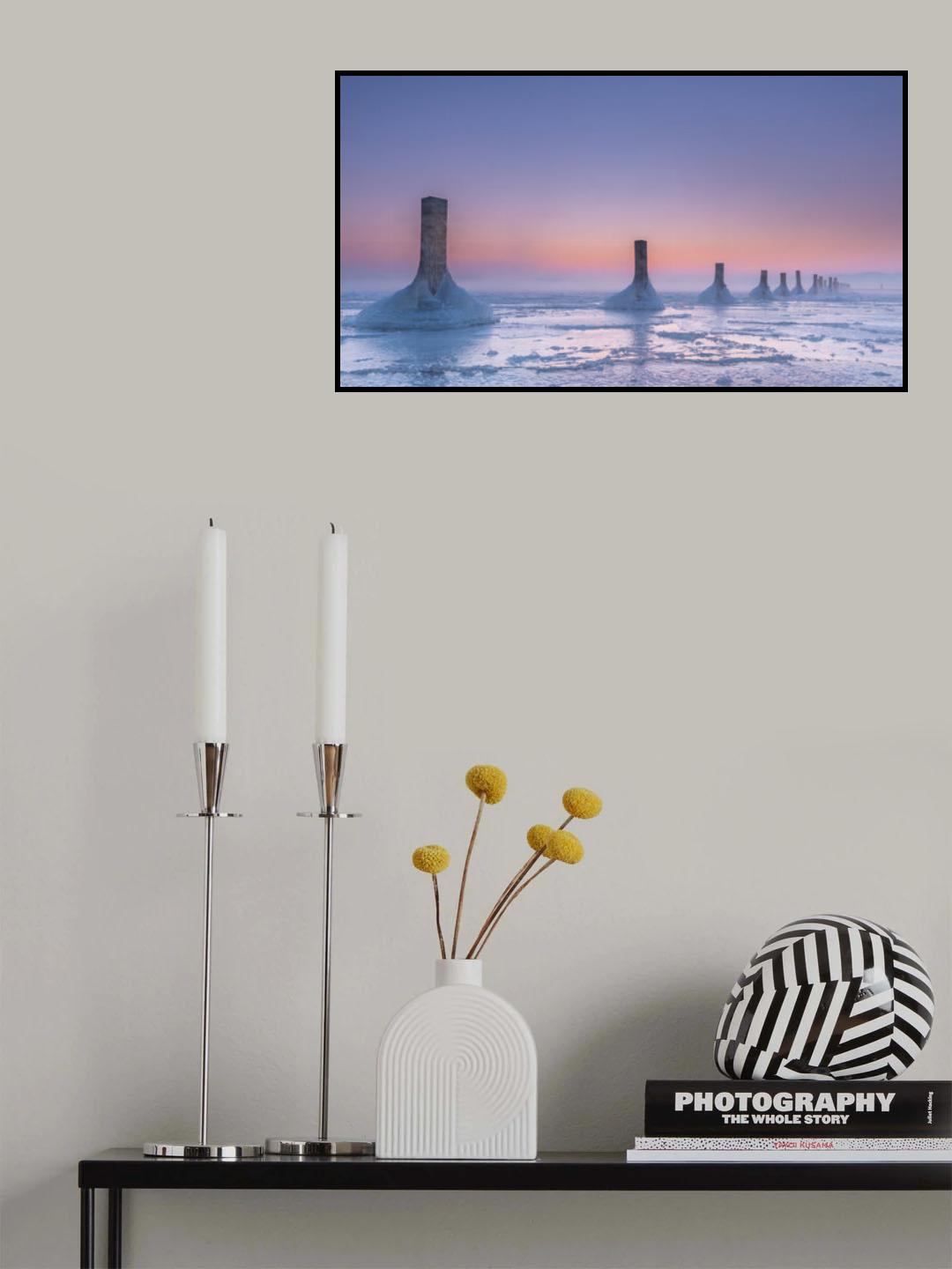 Pastel Winter Poster och Canvastavla
