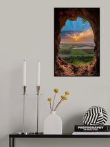 Sunset Window Poster och Canvastavla