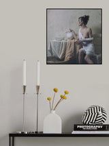 woman with water jug Poster och Canvastavla