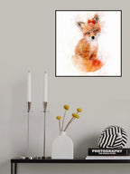 Baby Fox Poster och Canvastavla