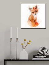 Baby Fox Poster och Canvastavla
