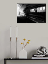at the station Poster och Canvastavla