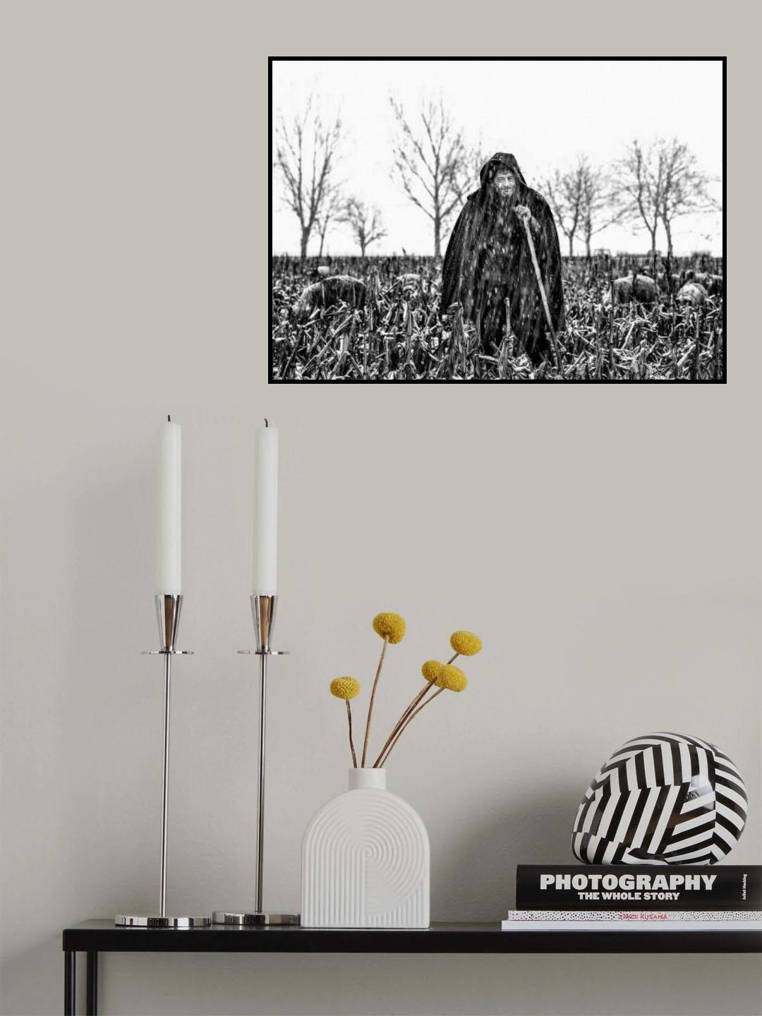 The shepherd from Romania Poster och Canvastavla
