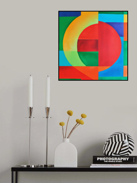 Modern Vibrant Painting No.7 Poster och Canvastavla