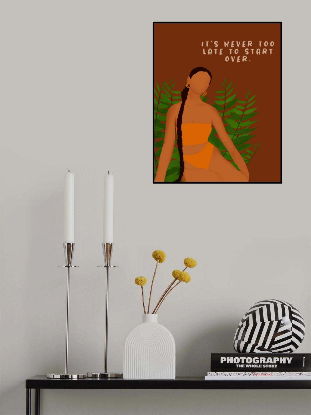 never late Poster och Canvastavla
