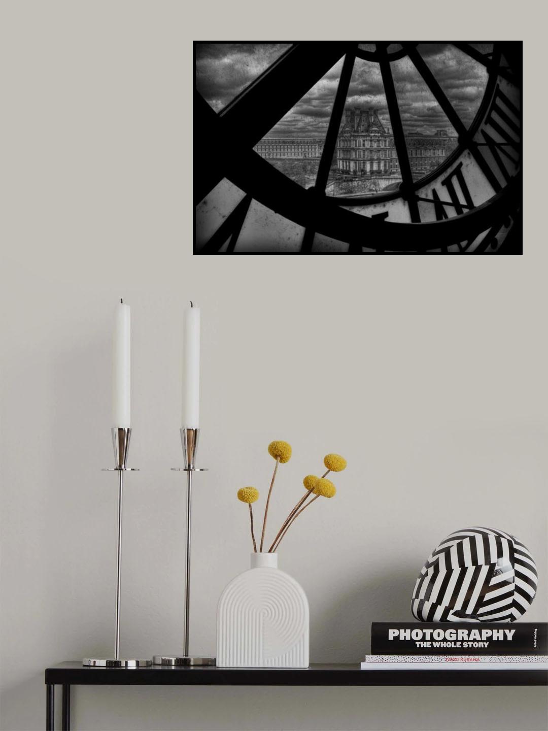 Behind the clock Poster och Canvastavla