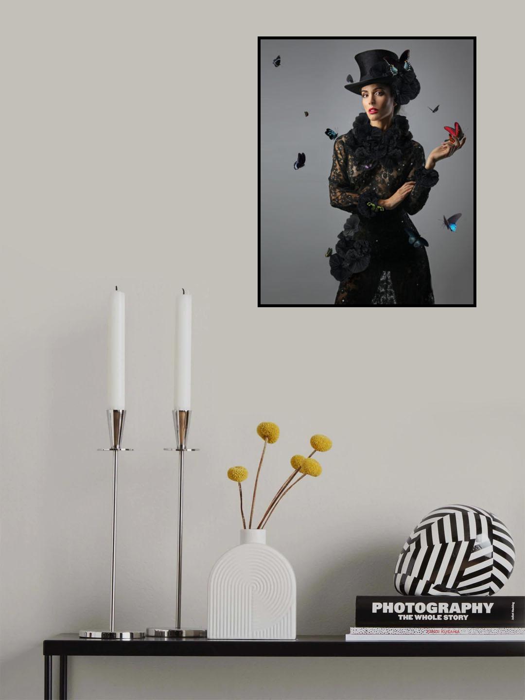 Lady Butterfly III Poster och Canvastavla