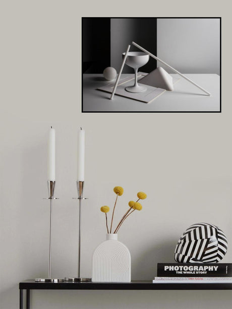 "White and black" Poster och Canvastavla