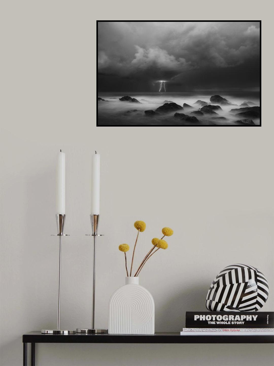 A lume di fulmini Poster och Canvastavla