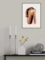 Baby Hug Nude Poster och Canvastavla