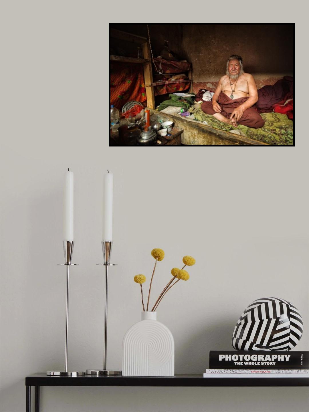 In retreat - The head lama Poster och Canvastavla