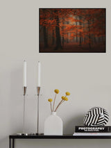 Vibrant red Poster och Canvastavla