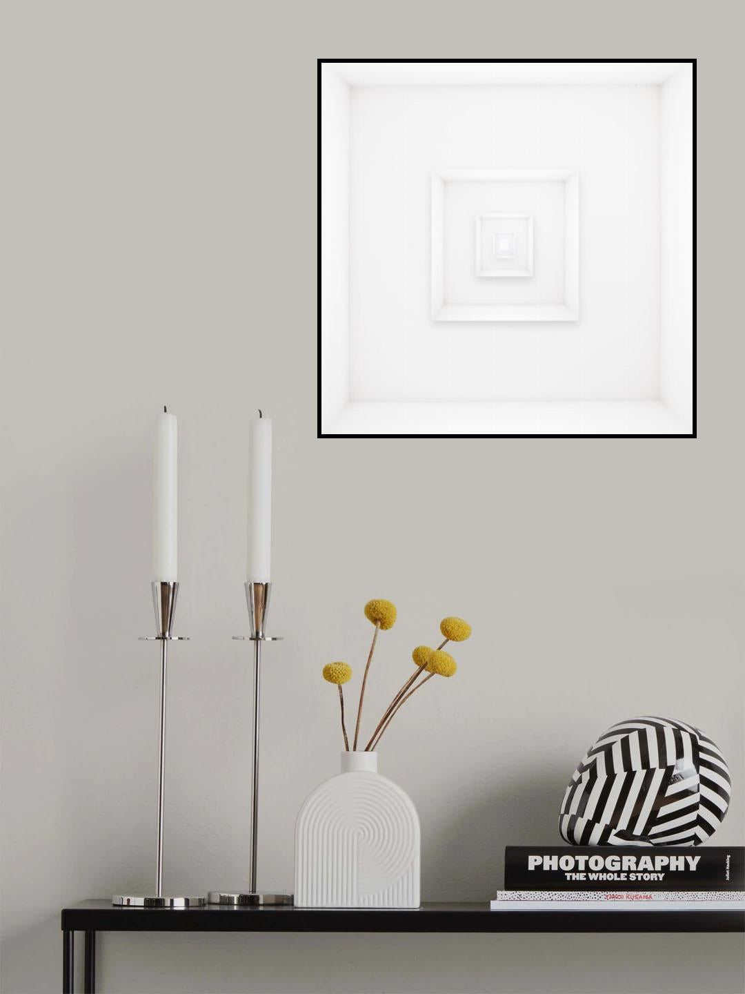 White Frames Poster och Canvastavla
