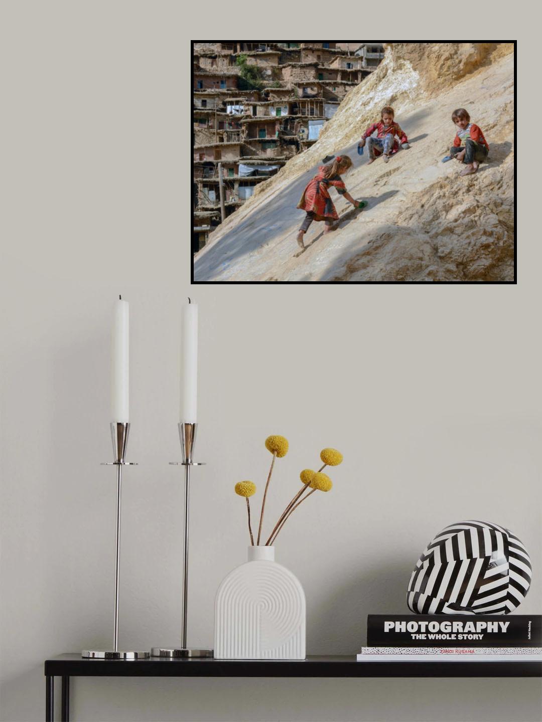 Skating rink Poster och Canvastavla