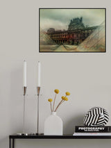 Le Louvre Poster och Canvastavla