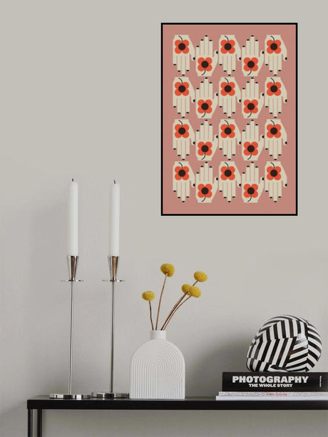 Flower In The Hand Poster och Canvastavla
