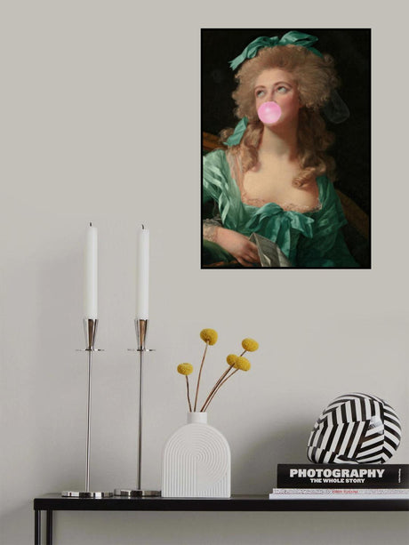 Madame Bubble-Gum Poster och Canvastavla