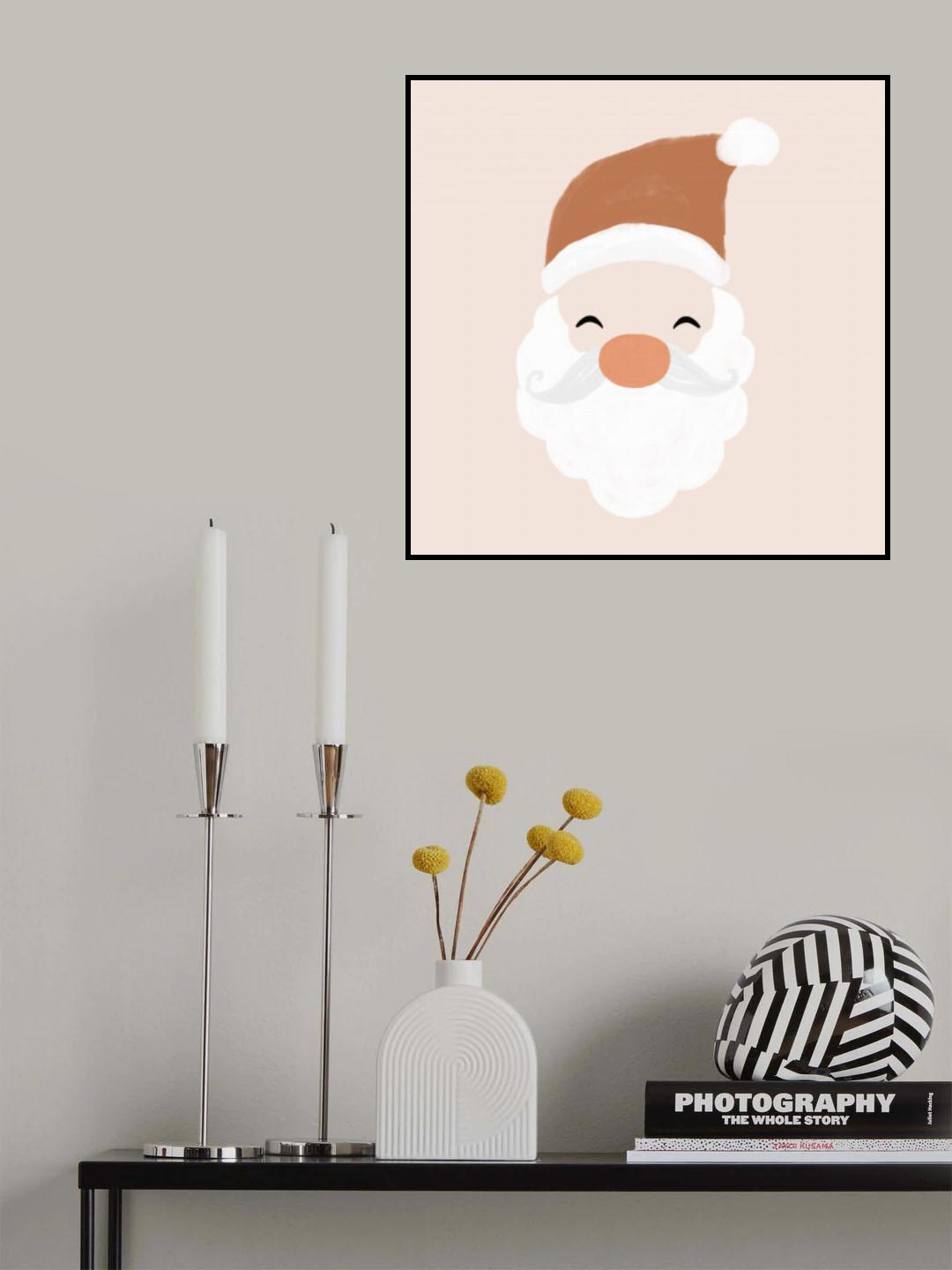 Santa Poster och Canvastavla
