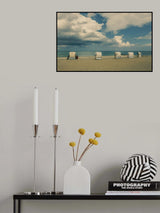 Strandkörbe Poster och Canvastavla