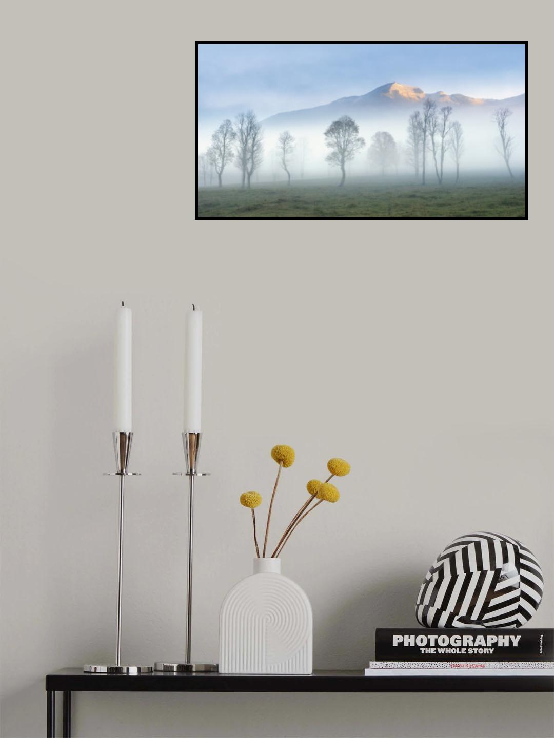 Glowing peak Poster och Canvastavla