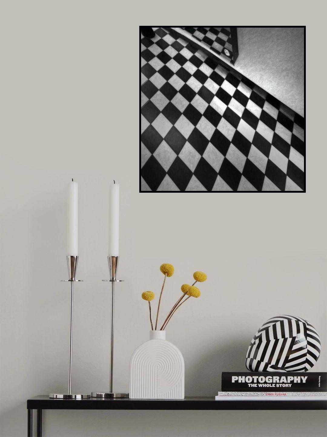 Floor mirror Poster och Canvastavla