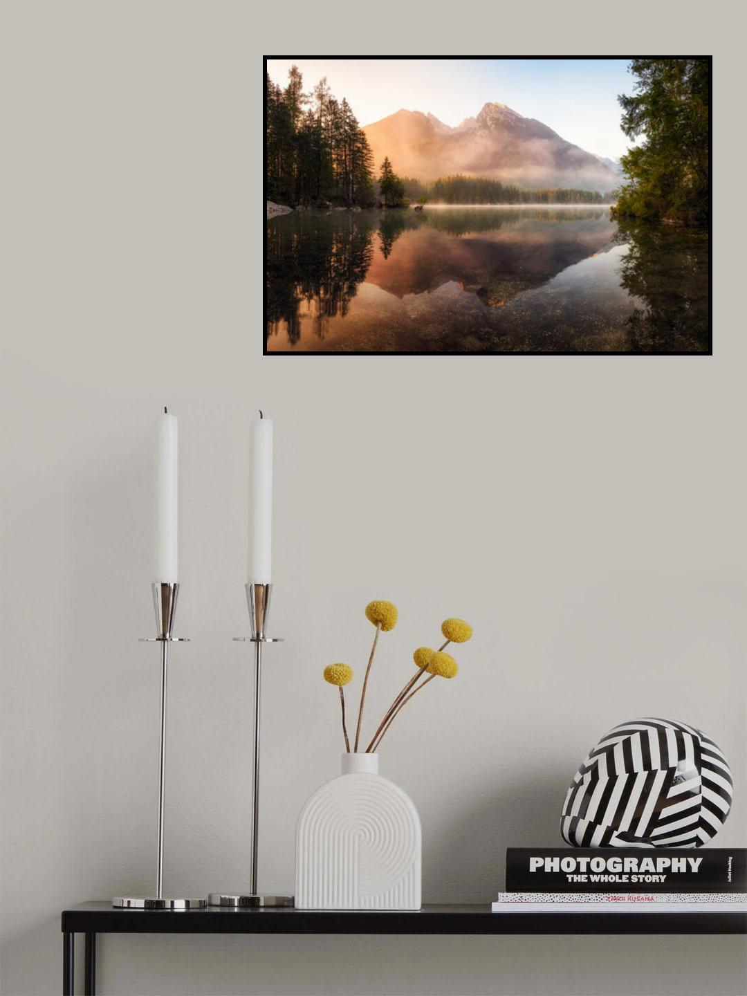 Glowing Mist Poster och Canvastavla