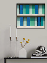 Shades of green and blue Poster och Canvastavla