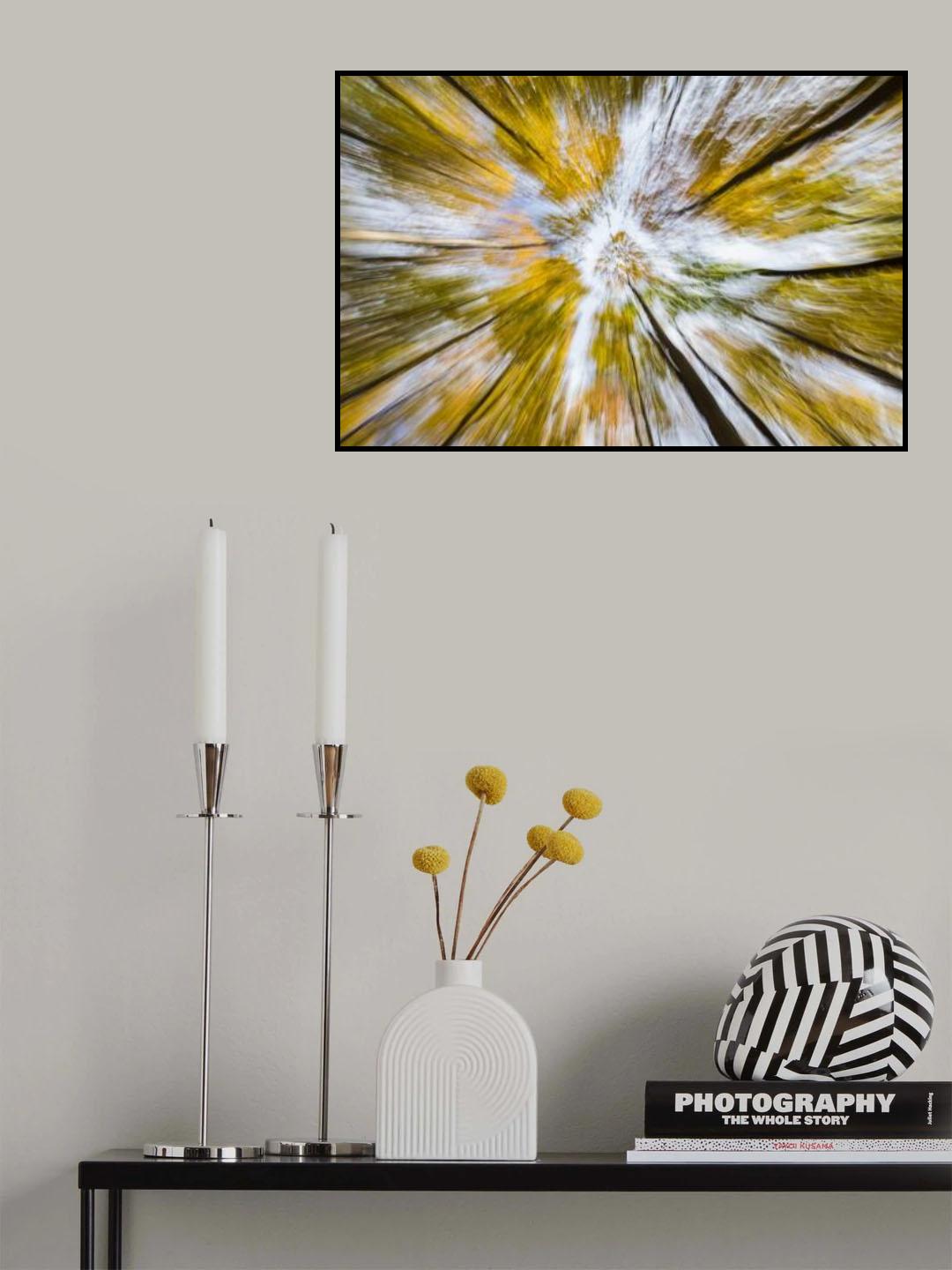 Abstract Autumn Poster och Canvastavla
