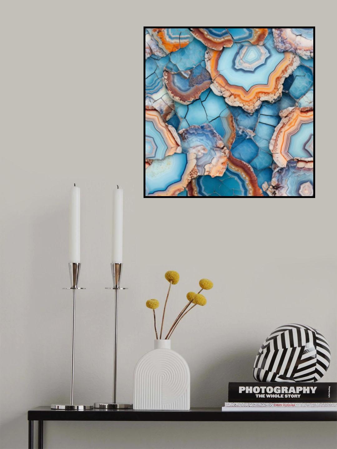 Agate 77 Poster och Canvastavla