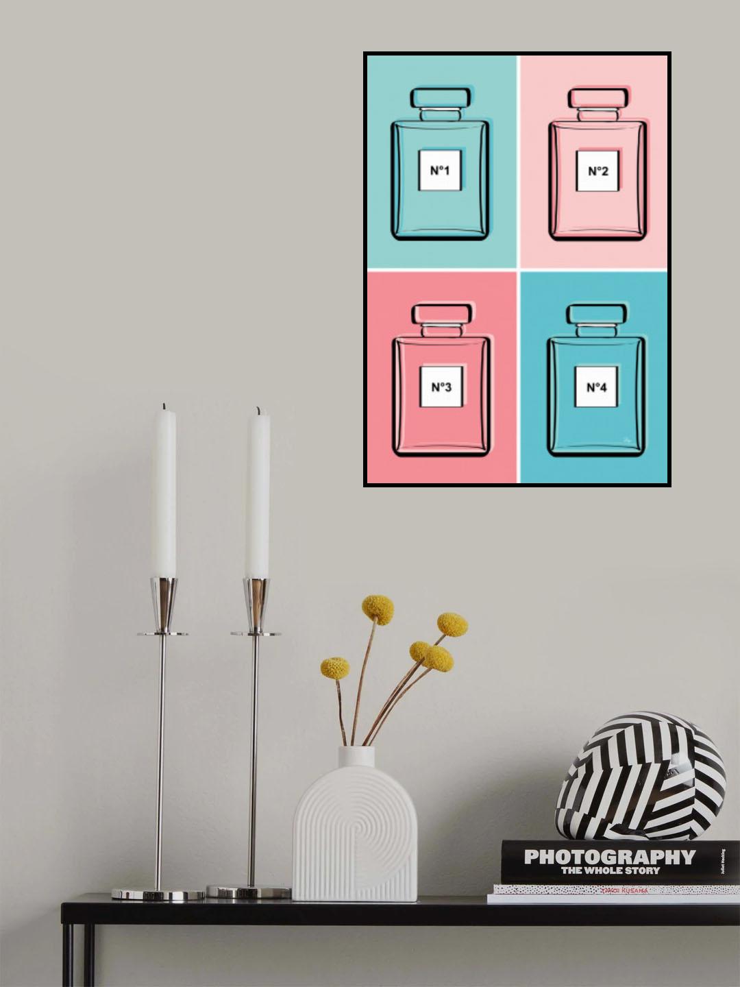 Pastel Perfumes Poster och Canvastavla