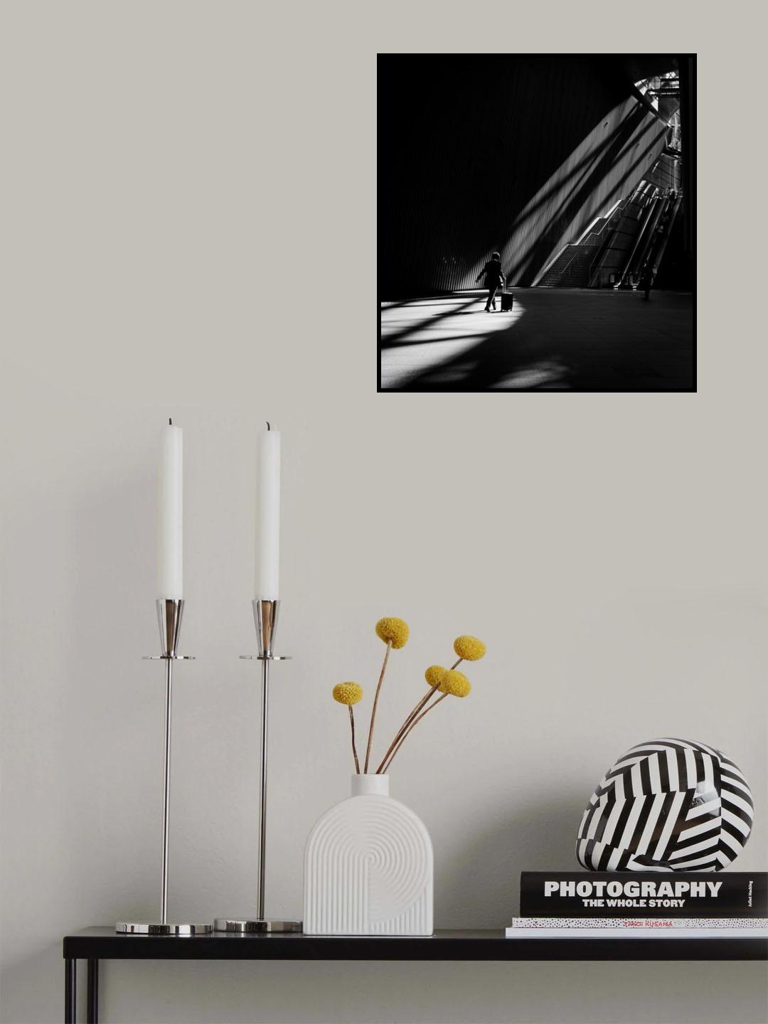 Sun light came into... Poster och Canvastavla