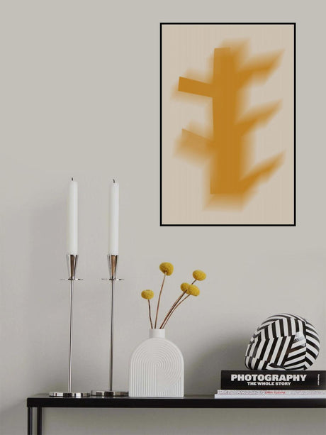 Yellow ochre arrangement Poster och Canvastavla