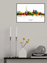 Toronto Canada Skyline Poster och Canvastavla