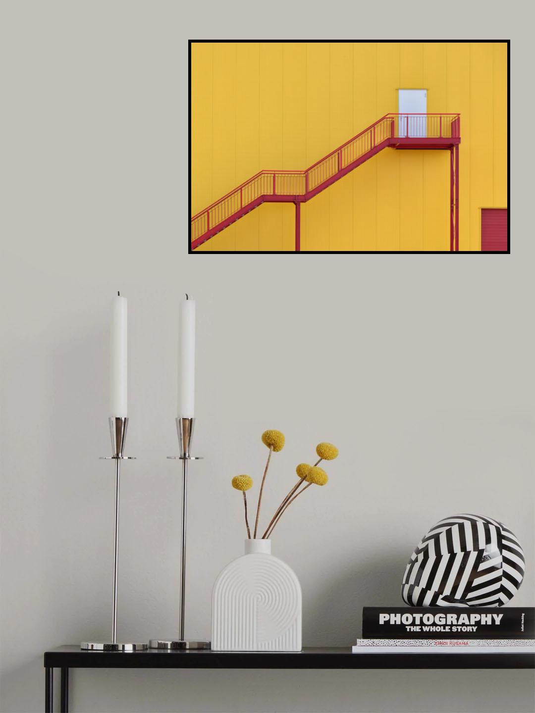 White door Poster och Canvastavla