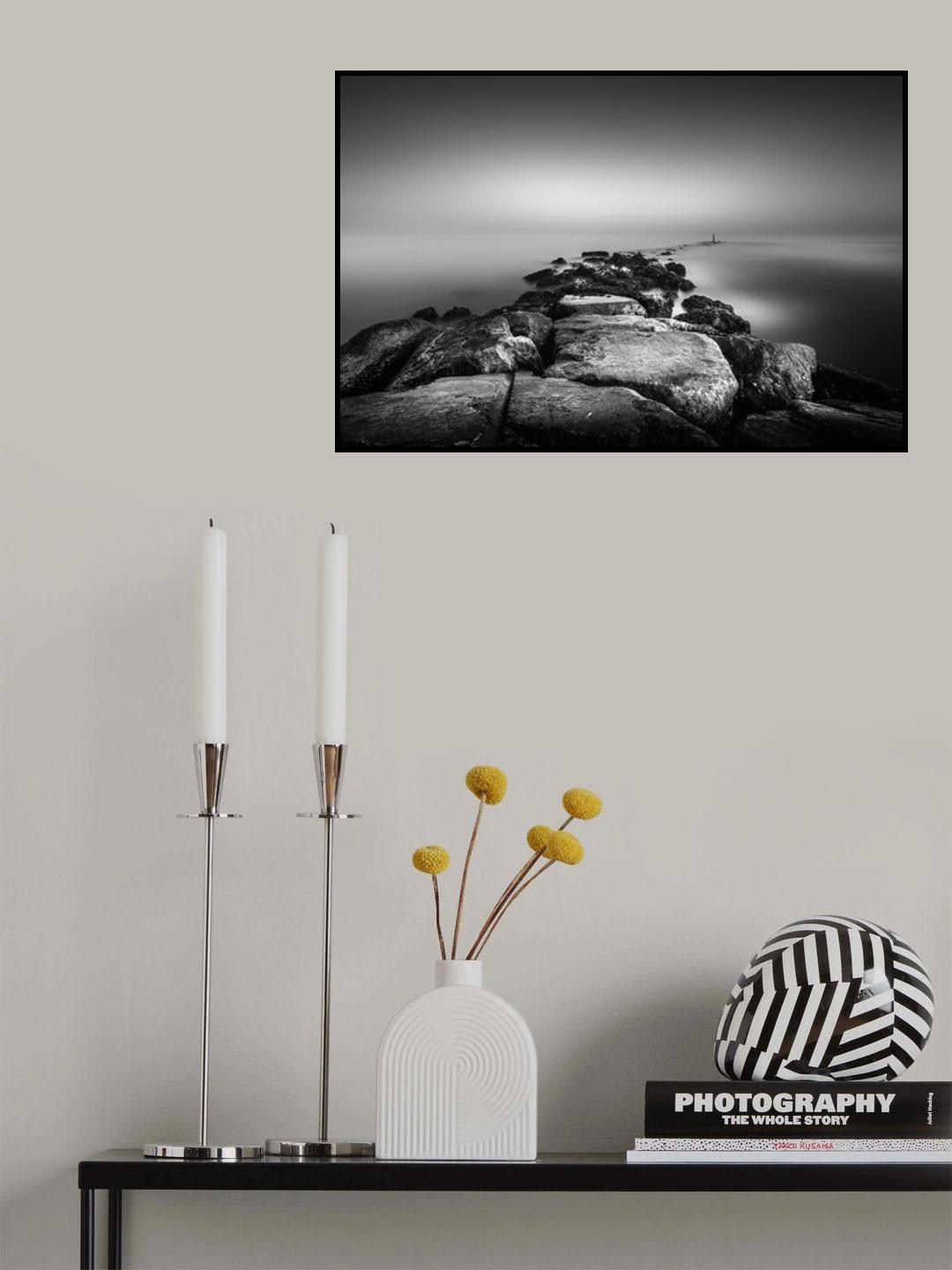 Cliff on nothing Poster och Canvastavla