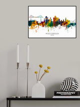 Middlesbrough Skyline Poster och Canvastavla