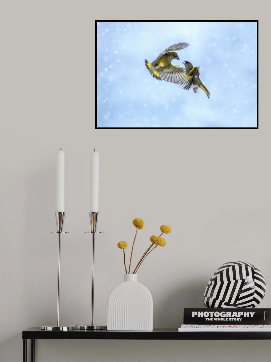 Battle in the snow Poster och Canvastavla