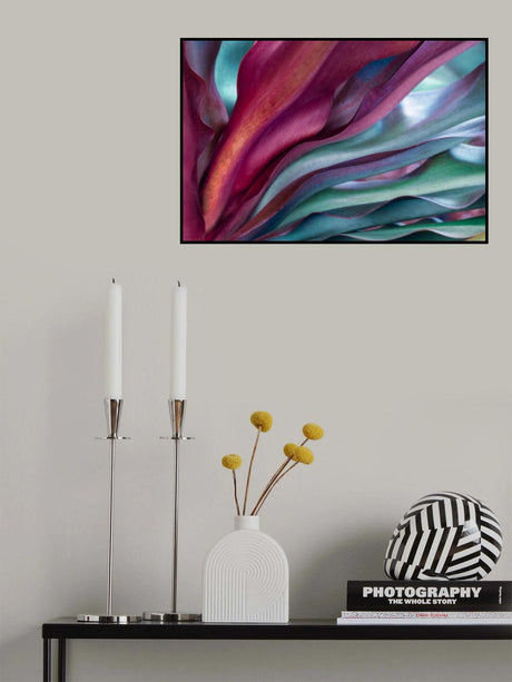 A Maui rainbow succulent botanical abstract Poster och Canvastavla