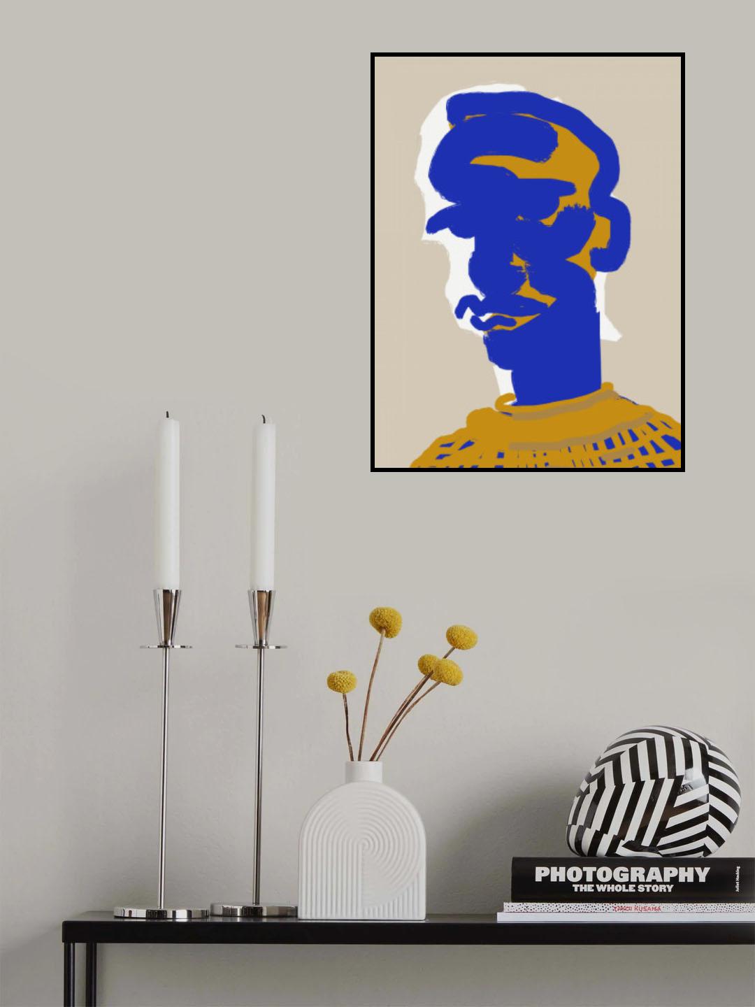 Portrait of a Butler Poster och Canvastavla
