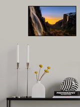 Double waterfalls Poster och Canvastavla