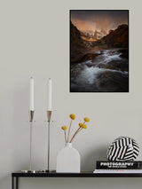 Valley view of Fitz Roy Poster och Canvastavla