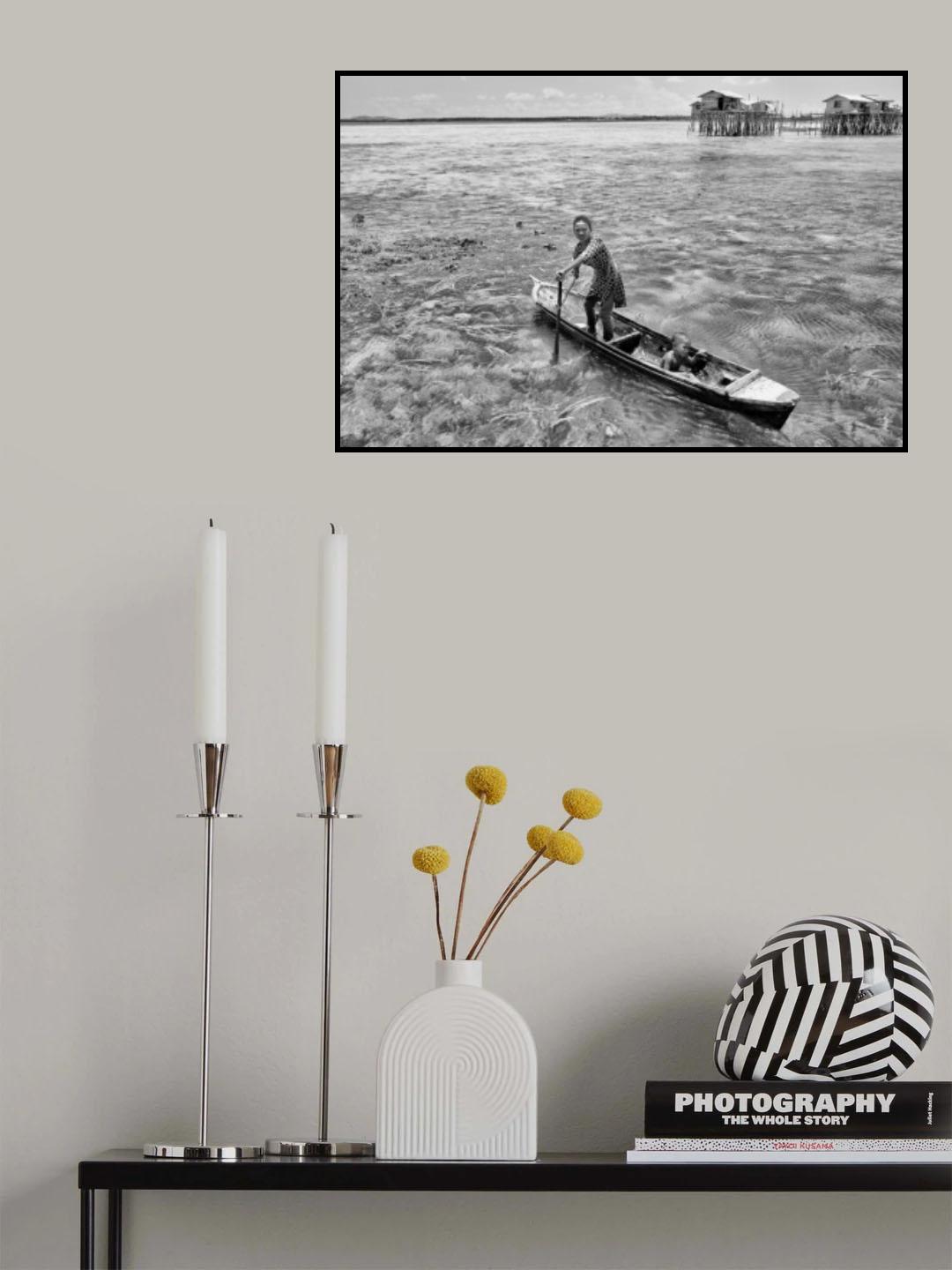 Life on the Water Poster och Canvastavla