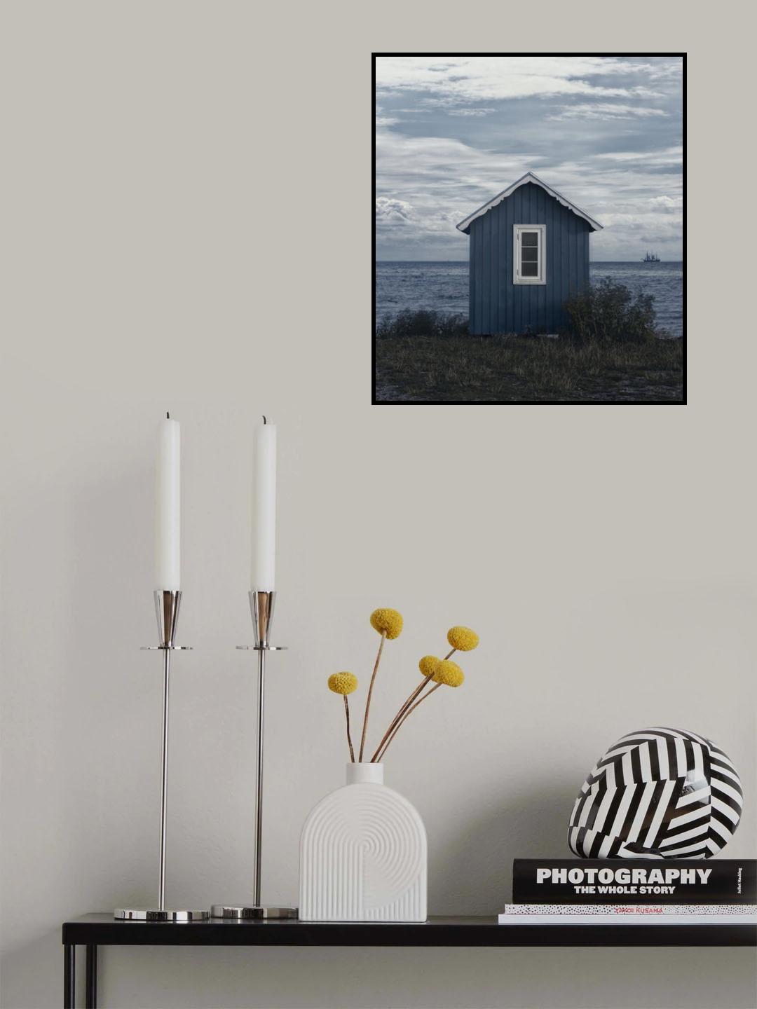 Beach hut Poster och Canvastavla