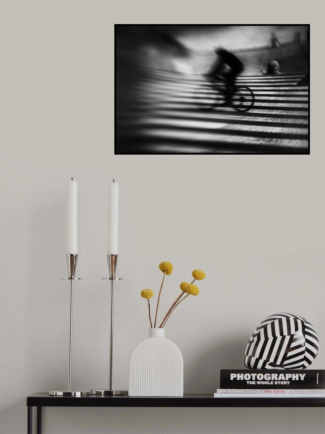 cyclist Poster och Canvastavla