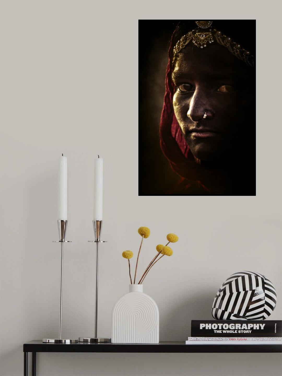 Tribal girl Poster och Canvastavla