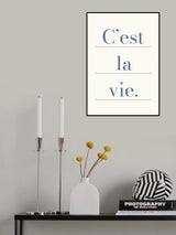 C'est La Vie Poster och Canvastavla