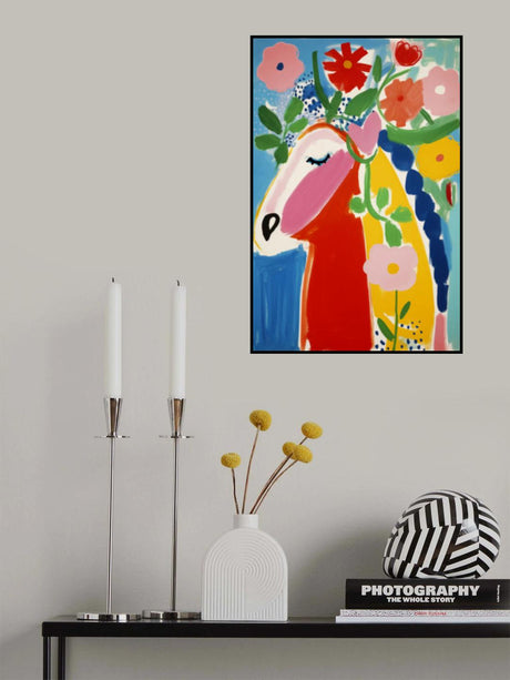 The Flower Horse Poster och Canvastavla