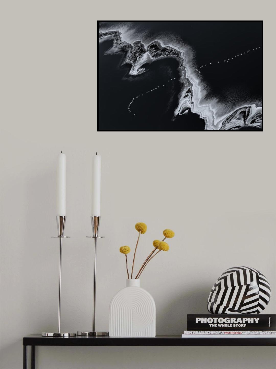 Flying Over Poster och Canvastavla